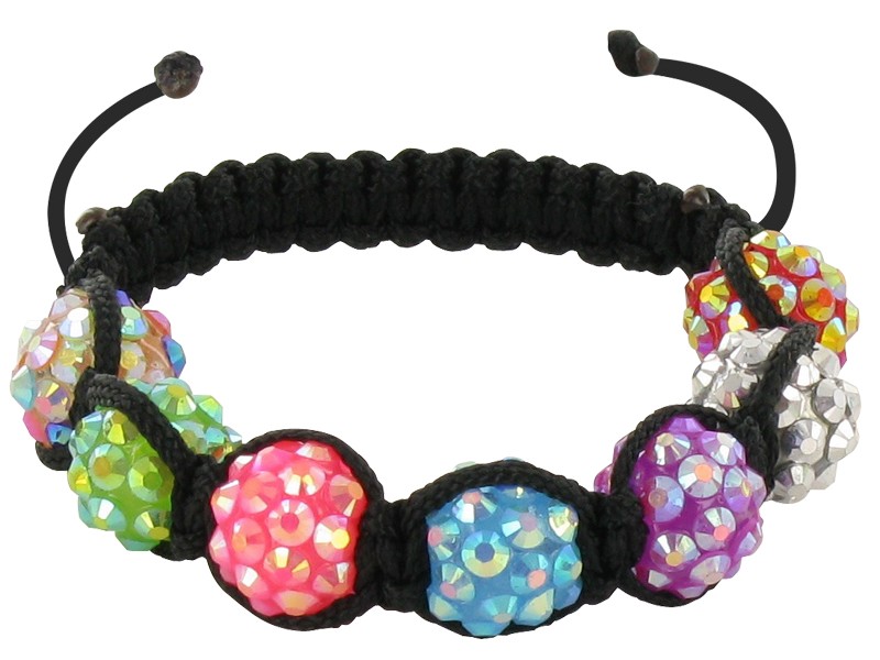 Disco Bead Shamballa Bracelet