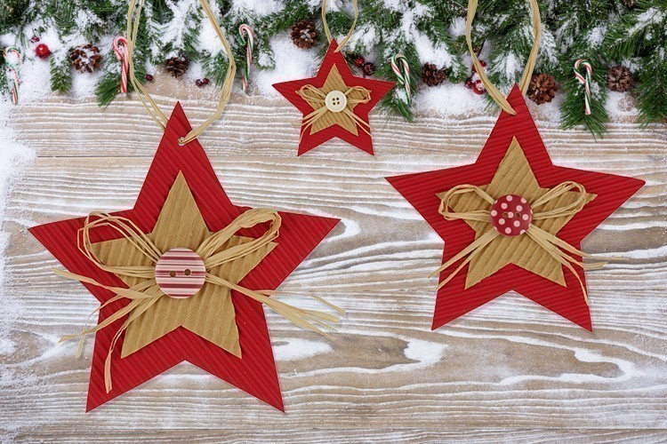 Cardboard Christmas Stars
