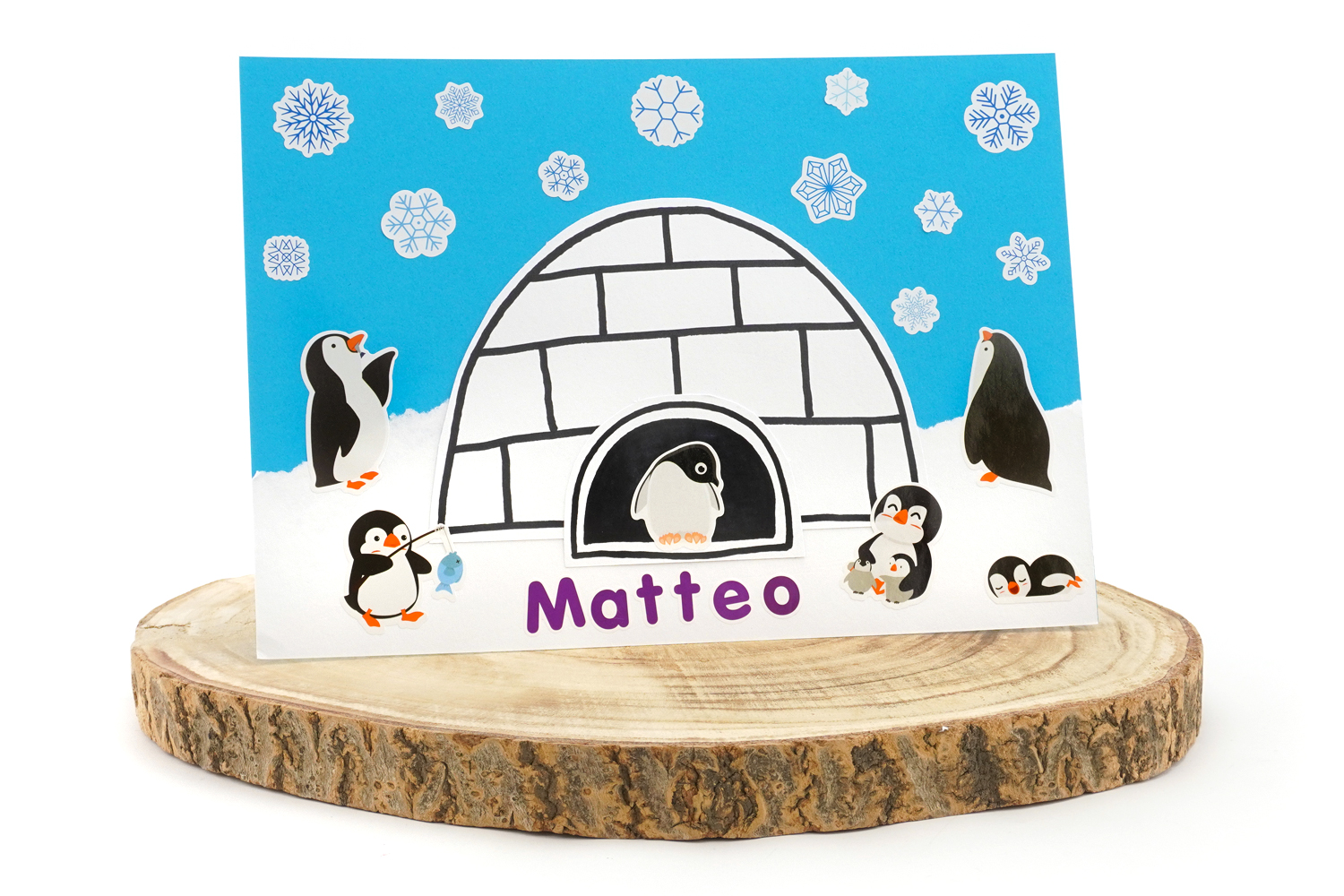 Little Penguins on the Ice Floe