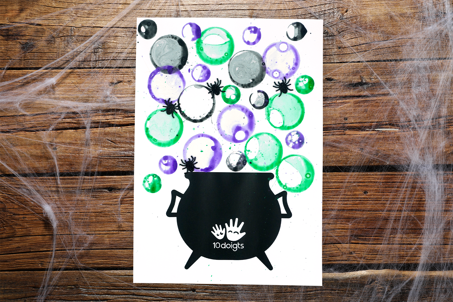 Bubble Paint: Halloween Cauldron