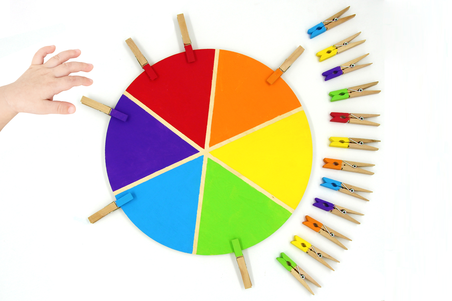La rueda de los colores - Montessori
