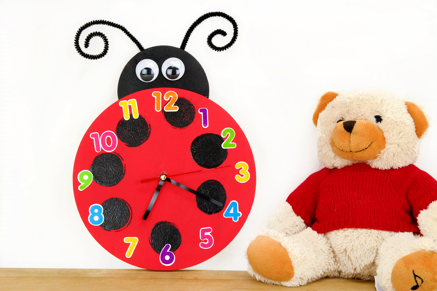 Ladybug Clock