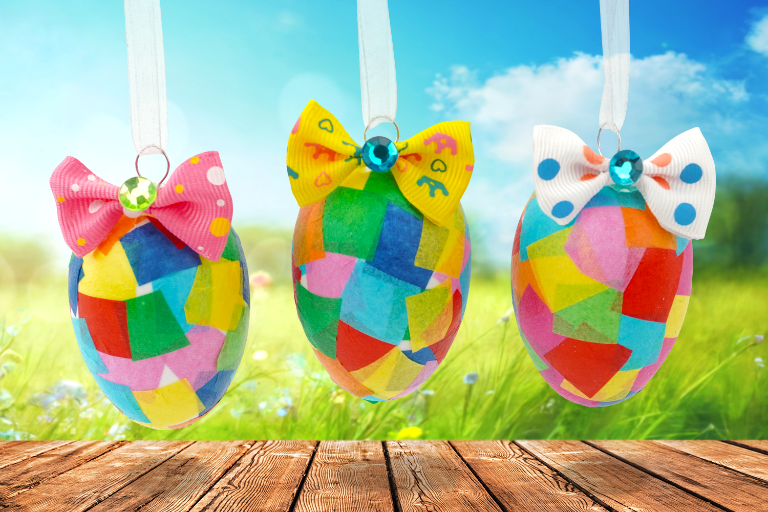 Hanging Easter Eggs