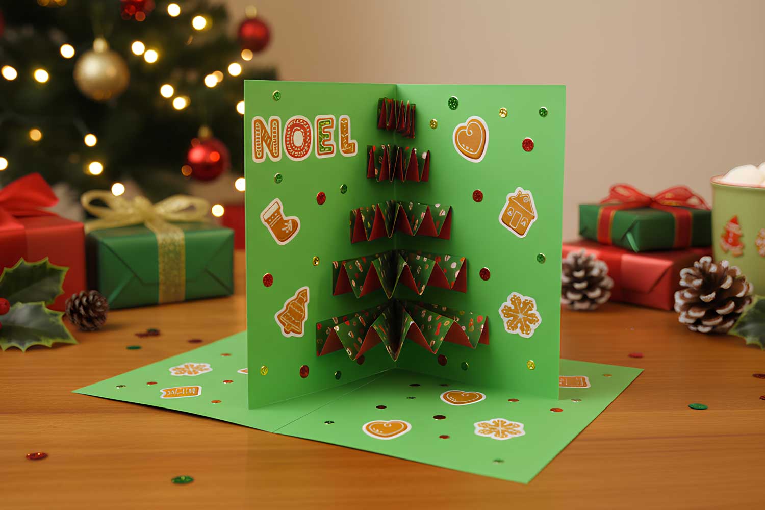 3D Christmas Tree Card