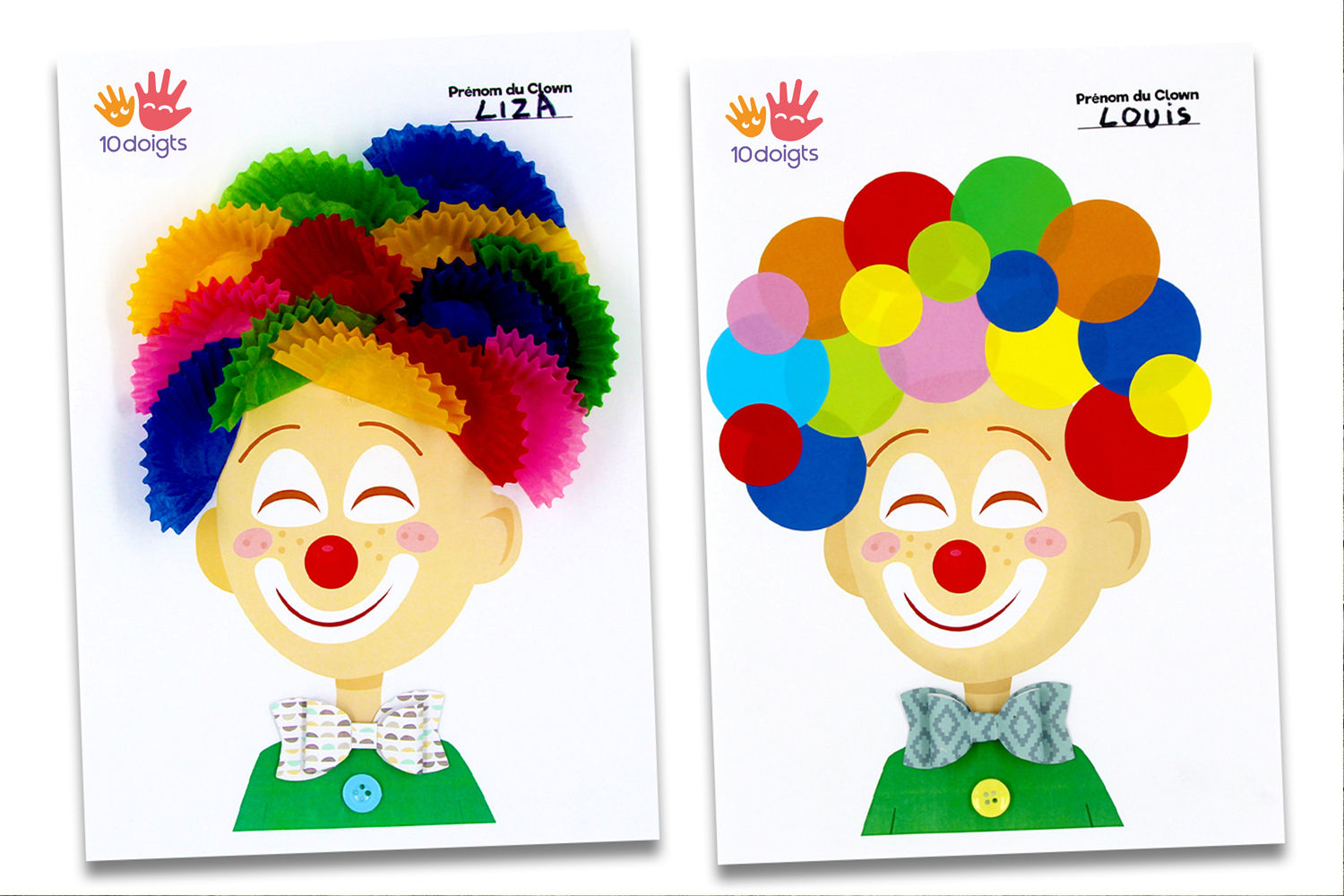 Printable Clown a decorar