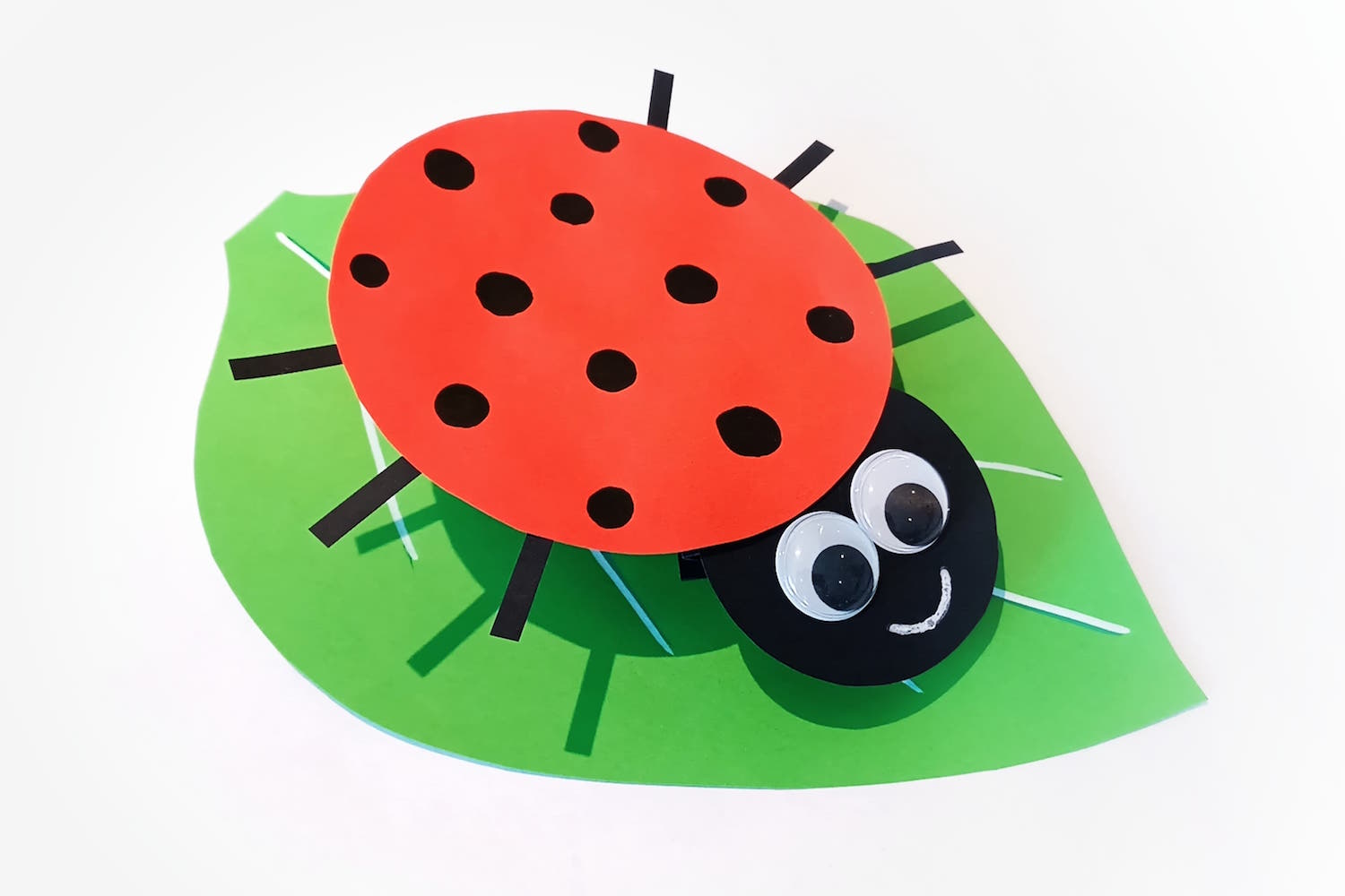 Paper Ladybug with Spring