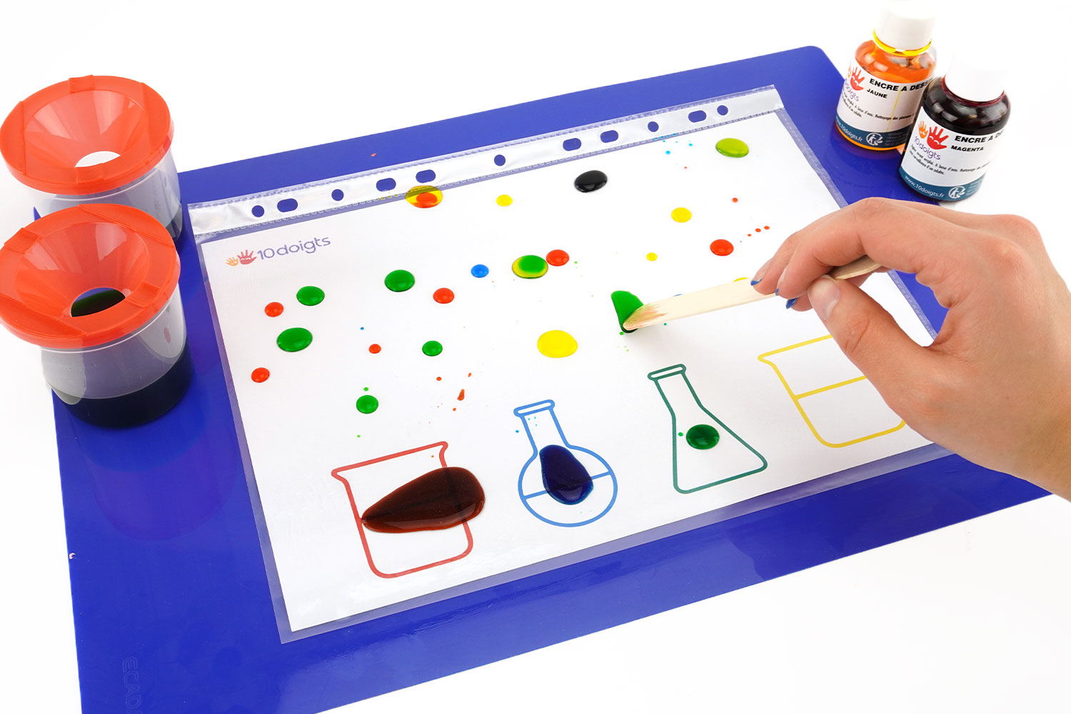 Oil and Colored Water Experience