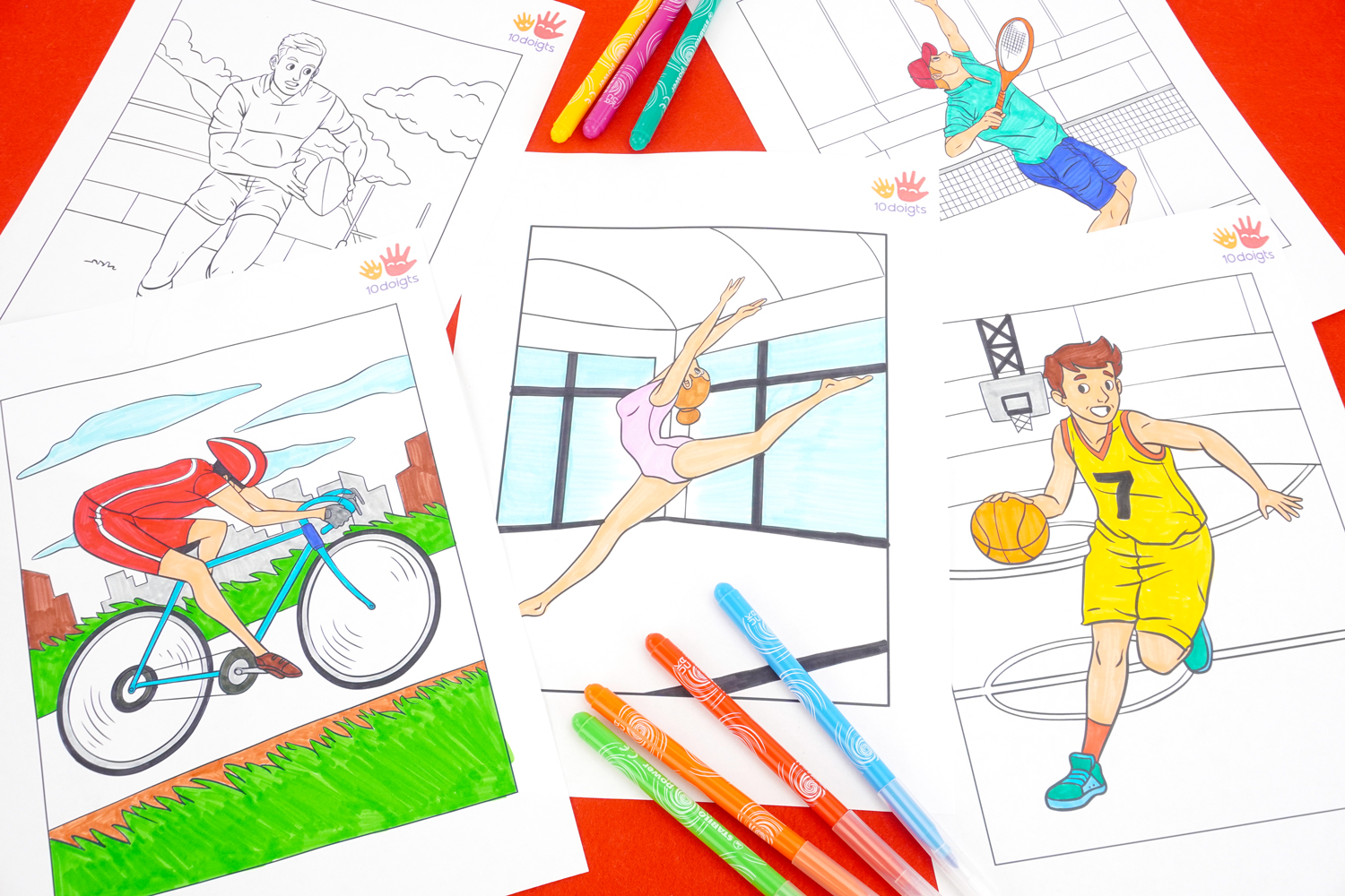Olympic Games Coloring Book