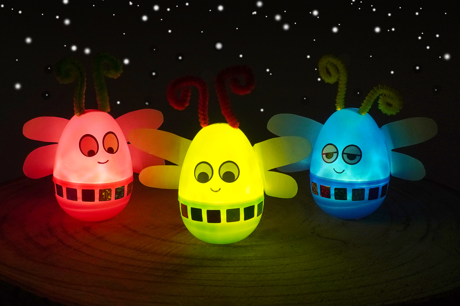 Colorful Fireflies