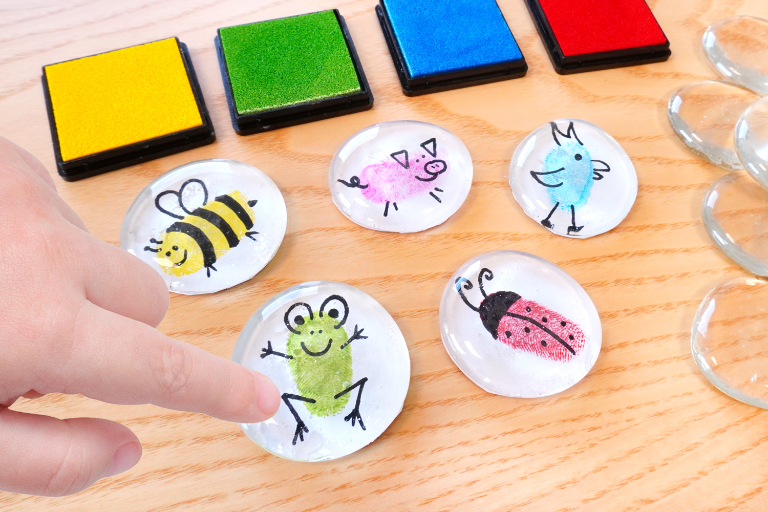 Animal Fingerprint Magnets
