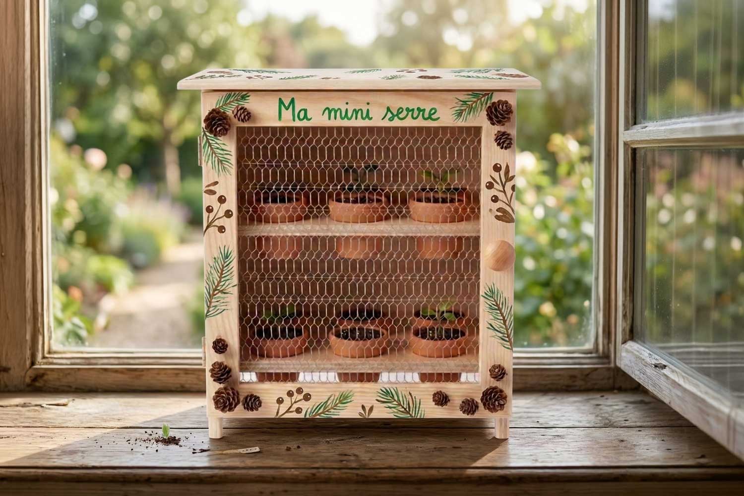 Mini invernadero de germinación