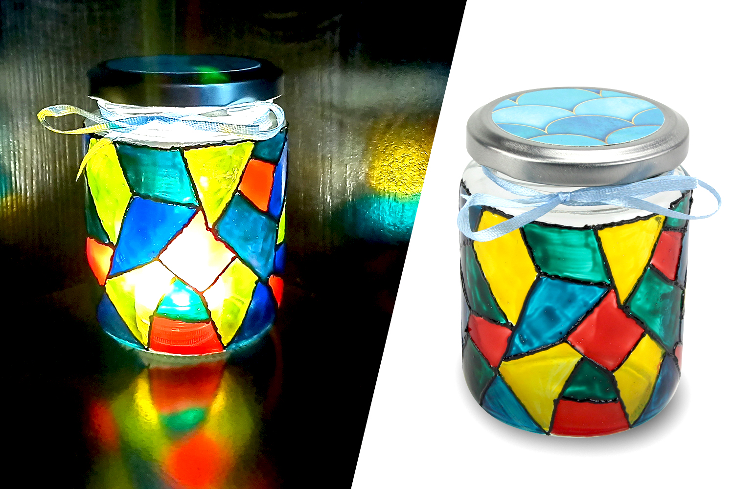 Stained Glass Lantern