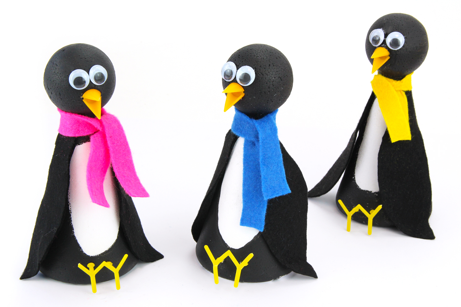 Penguin with a Polystyrene Cone