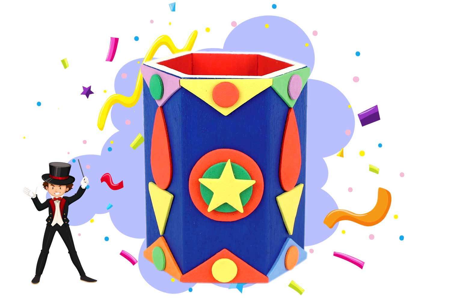 Circus Pencil Holder