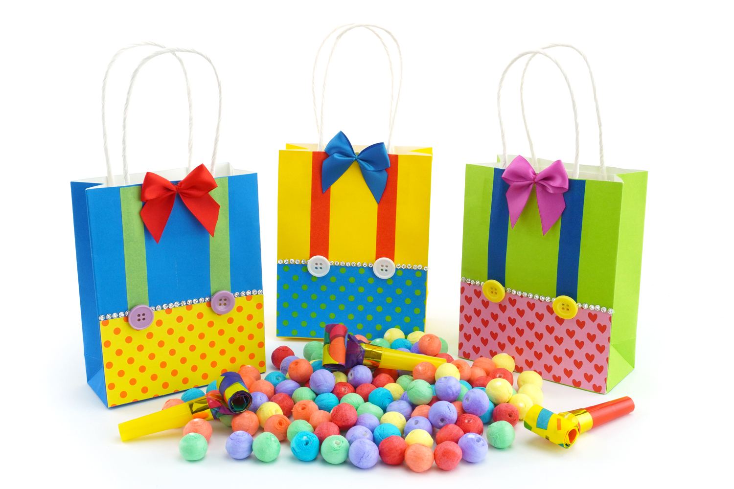 Bolsa de confeti para el carnaval