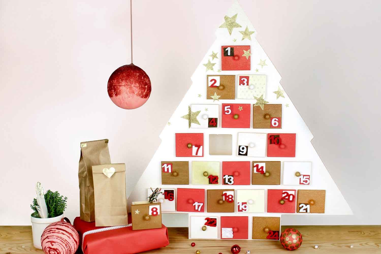 Christmas Tree Advent Calendar