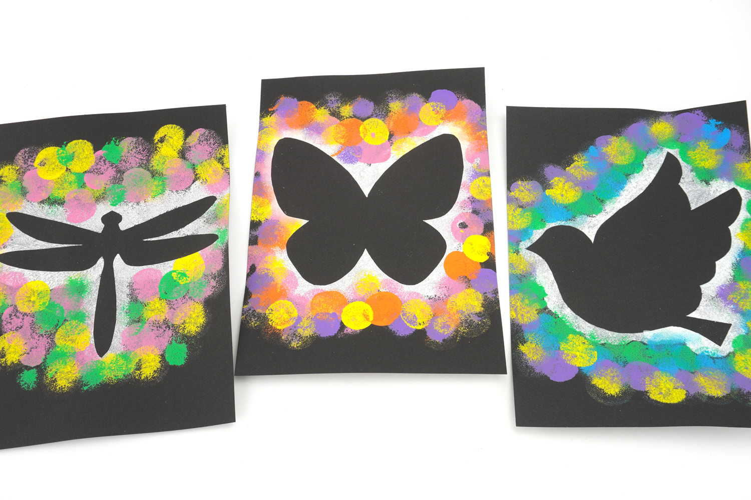 Silhouettes Primavera con pintura