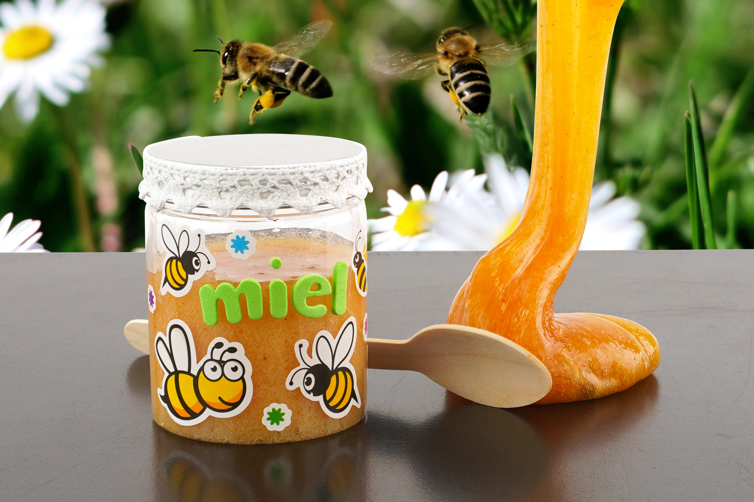 La slime de las abejas (efecto miel)