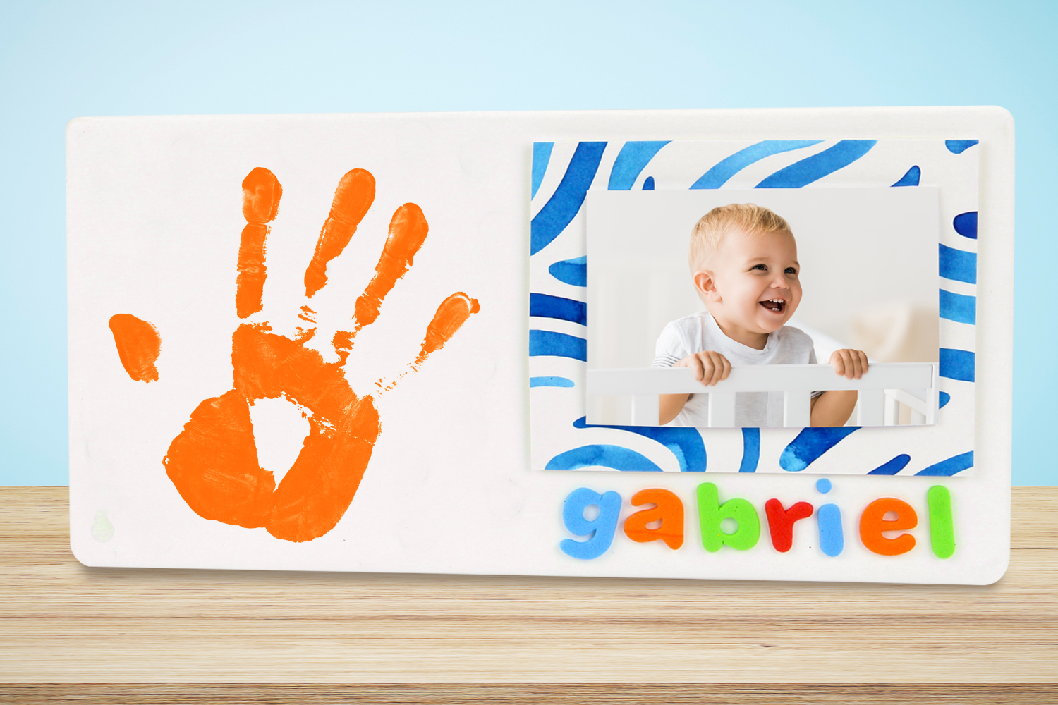 Marco huella de mano