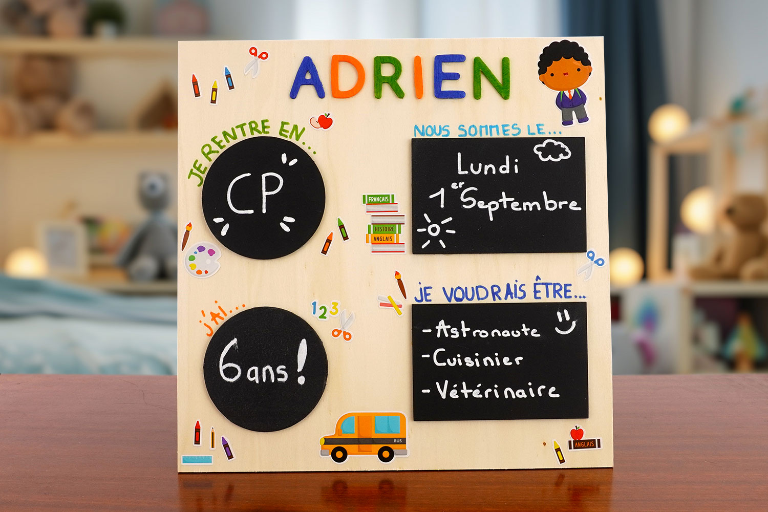 Personalized Back-to-School Sign