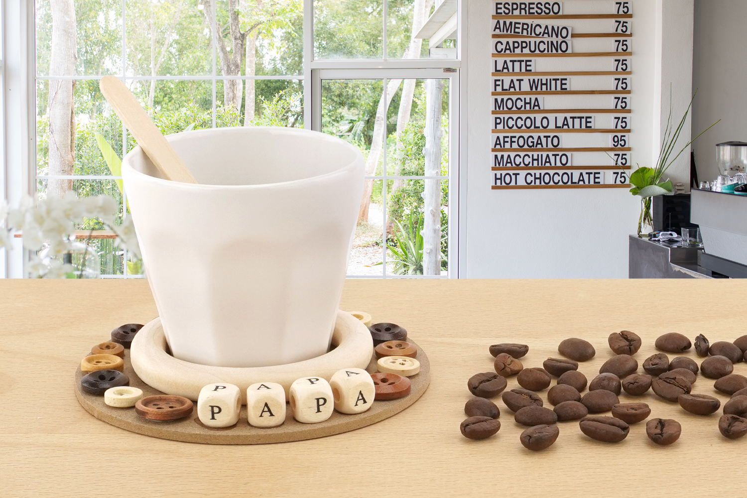 Taza de café día de los padres