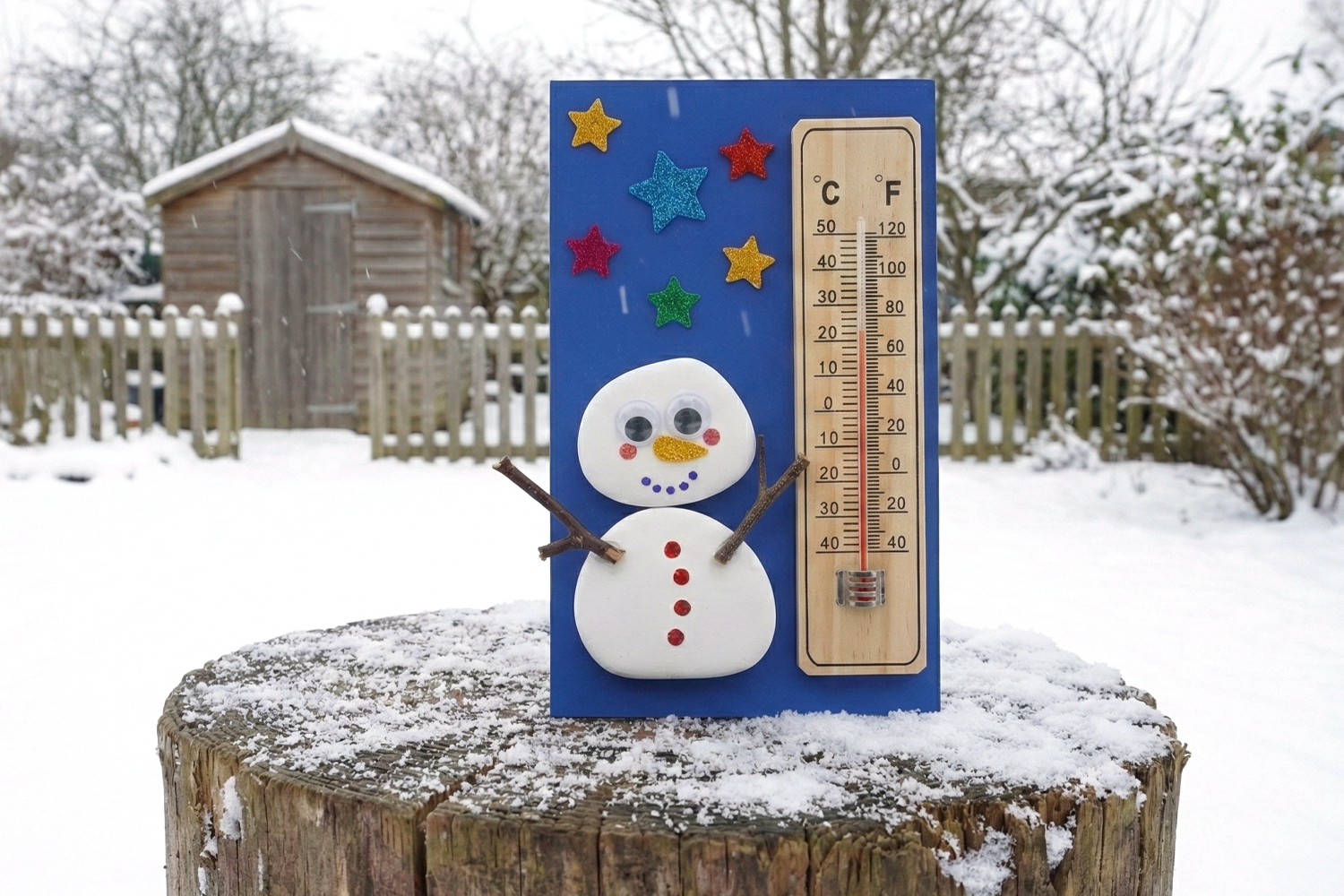 Snowman Thermometer