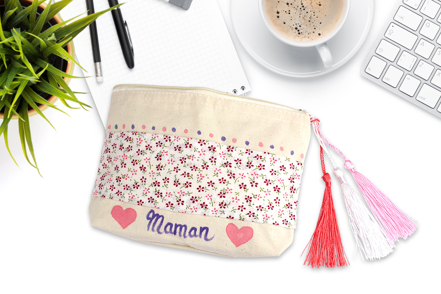 Estuche para joyas, maquillaje, lápices... Día de las madres