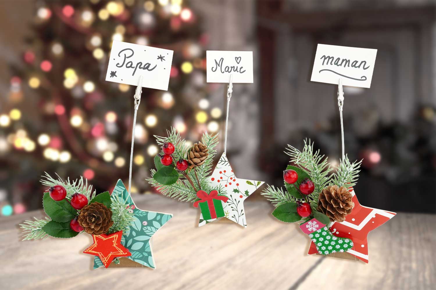 Christmas Table Place Cards