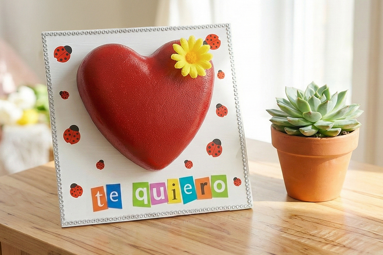 Cuadro corazón 3D