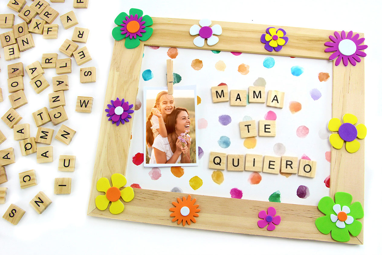 Cuadro Scrabble día de las madres/abuelas