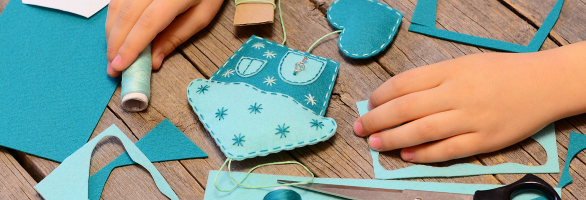 decoración en fieltro