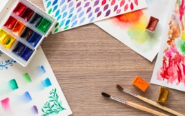 Pinto con acuarela - Actividades de pintura - 10doigts.fr