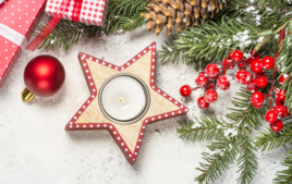 Decoro un candelabro de Navidad - Actividades de Navidad - 10doigts.fr