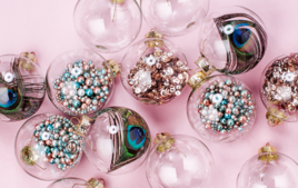 Decoro bolas transparentes para Navidad - Actividades de Navidad - 10doigts.fr