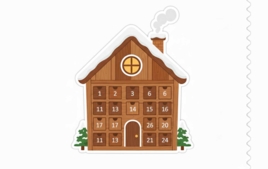 Calendarios de Adviento - Actividades creativas Navidad - 10doigts.fr