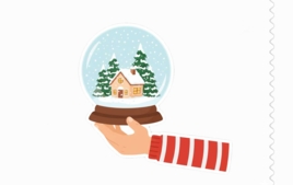 Snow globe, Bell - Creative Christmas Activities - 10doigts.fr