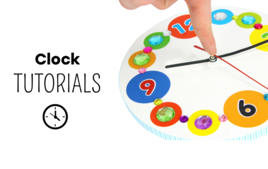 Handicrafts with Clocks to Learn the Time - Educational Crafts - 10doigts.fr