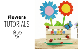Flower Crafts: Creations Inspired by Nature and the Seasons - Craft activity ideas for children - 10doigts.fr