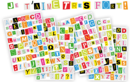 Alphabet Stickers, Messages - Stickers - 10doigts.fr