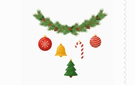 Christmas Garland and Ornaments - Christmas Decorations to Personalize - 10doigts.fr