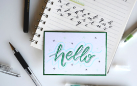 Calligraphy, Writing - Scrapbooking - 10doigts.fr