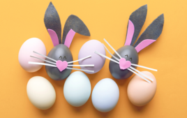 Yo fabrico huevos conejo. - Actividades de Pascua - 10doigts.fr