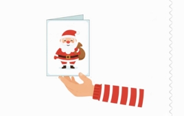 Cartas de felicitación - Actividades creativas Navidad - 10doigts.fr