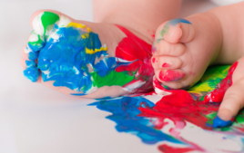 Pinturas para bebés - Actividades para niños menores de 3 años - 10doigts.fr