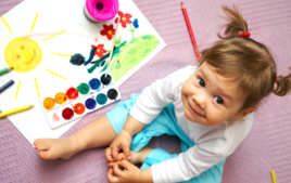 Pinto con acuarelas - Actividades bebé - 10doigts.fr