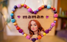 Placa de puerta - Soportes de madera - 10doigts.fr