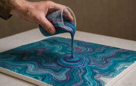 Pintura acrílica fluida (pouring) - Pintura acrílica - 10doigts.fr