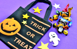 Hago mi bolsa de caramelos - Actividades de Halloween - 10doigts.fr