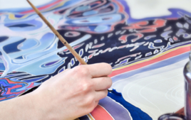 Pintura sobre seda - Artes plásticas - 10doigts.fr