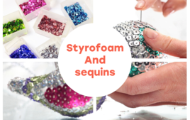 Styrofoam and Sequins - Visual arts - 10doigts.fr